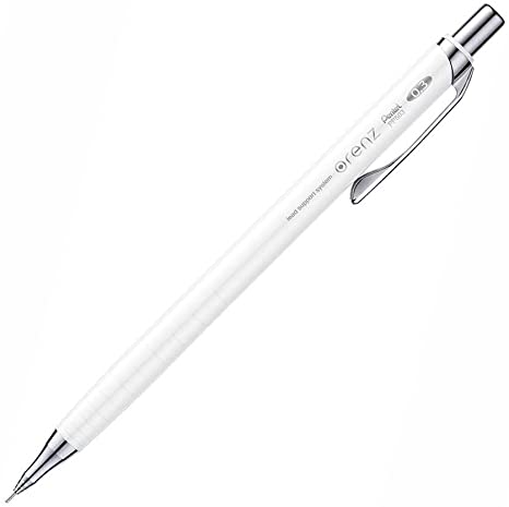 Pentel Mechanical Pencil, Orenz, 0.3mm, White (XPP503-W)