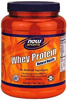 Now Foods Whey Protein Natural Vanilla - 2 lbs. 2 Pack