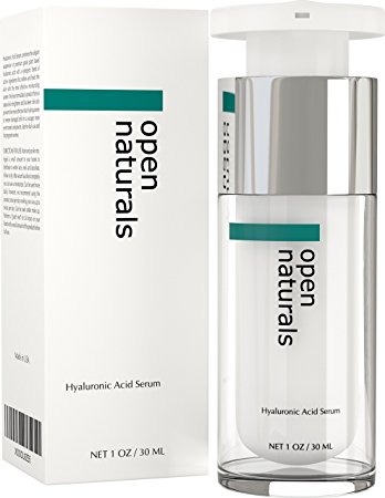 Open Naturals Hyaluronic Acid Skin Serum - The Best Anti Ageing & Anti Wrinkle Serum - This Premium Organic Serum Will Plump, Hydrate & Brighten Skin While Filling In Those Fine Lines & Wrinkles - It Works or Your Money Back Guarantee