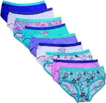 Hanes Girls 9 Pack Tagless Hipster