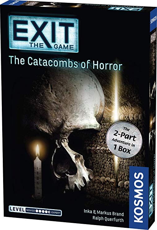 Exit: The Catacombs of Horror | Exit: The Game - A Kosmos Game from Thames & Kosmos | Card-Based, 2-Part at-Home Escape Room Experience for 1 to 4 Players, Ages 16