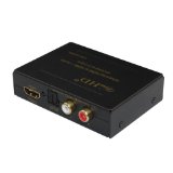 ViewHD HDMI Audio Extractor  Optical Toslink  LR Stereo Analog Converter Outputs  VHD-H2HSAs