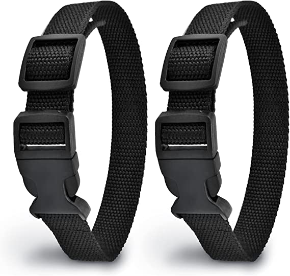 Naturepets Collar Replacement Strap, Dog Shock Collar Replacement Strap Fits Most of Pet Fence and Bark Collars Receivers - Durable & Adjustable -2 Pack