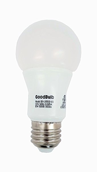 10 Watt Daylight LED A19 - 1 Pack - by GoodBulb
