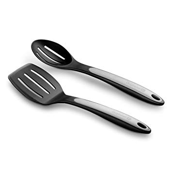 Calphalon Nylon Utensils Slotted Spoon and Slotted Turner