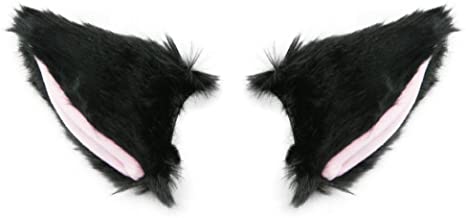 BAOBAO Cat Fox Long Fur Ears Hair Clip Headwear Cosplay Halloween Costume