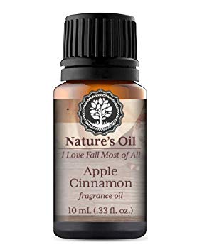 Apple Cinnamon Fall Fragrance Oil 10ml for Autumn Diffuser Oils, Making Soap, Candles, Lotion, Home Scents, Linen Spray and Lotion