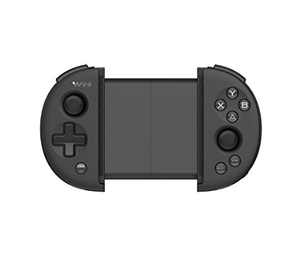Bounabay Wireless Telescopic Bluetooth Controller Gamepad for iPhone iOS System Android,Black