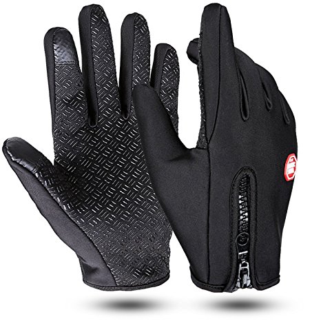 Windproof Winter Outdoor Warm Gloves Touchscreen Gloves for Womens and Mens