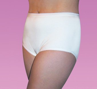 Kleinert's Safe & Dry Fluid-Resistant 100% Cotton Panty. For Light Incontinence.