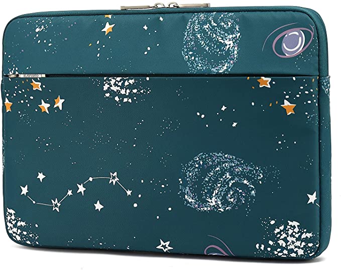 KAYOND 14 inch Laptop Sleeve , Compatible with MacBook pro 15.4（2017-2020） and 14 inch Notebook Computer, Water Repellent Laptop Bag ,Shockproof case (14-14.1 inch, Starry Sky)