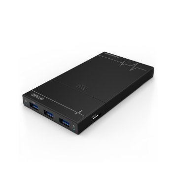 Hybrid Design TROND D6 25 Inch SATA III Hard Drive HDD SSD Enclosure w 3-Port Powered USB 30 Hub Tool-Free BC 12 Charging 5V2A Power Adapter Included Compatible with all 7mm to 9mm Thick 25 HDD and SSD