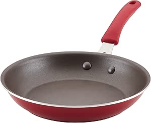 Rachael Ray Cook   Create Nonstick Frying Pan/Skillet, 10 Inch, Red