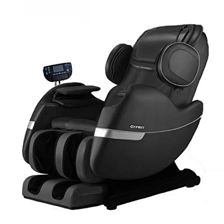 R Rothania Ospirit New Electric Full Body Shiatsu Massage Chair Recliner Straight I Track 3yr Warranty (Black)