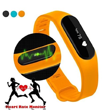 Sports Heart Rate Bracelet ,Smart Bracelet Smart Watch AIGUMI Smart Band Sports Wristband Smart Wristband Fitness Tracker Sports watch Compatible with Android and iOS System