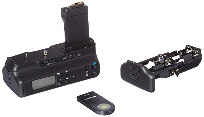 Polaroid Wireless LCD Display Performance Battery Grip For Canon Eos T2i, T3i, T4i, Digital Slr Camera - Remote Shutter Release Included