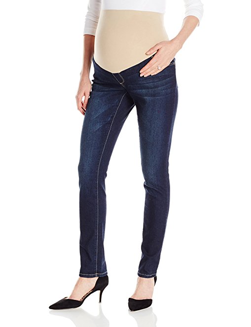 Three Seasons Maternity Women's Maternity Skinny Jean with Neutral Belly Band