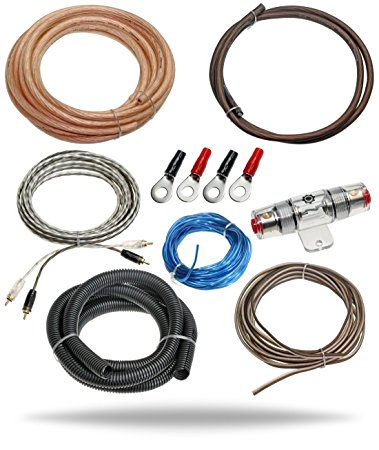 InstallGear 8 Gauge Amp Kit Ga Amplifier Installation Wiring True Spec and Soft Touch Wire