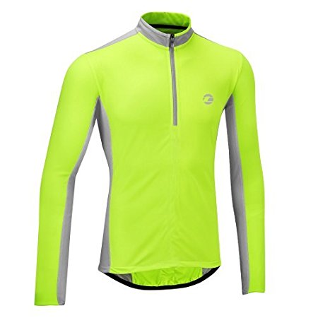 Tenn Mens Coolflo Breathable Long Sleeve Cycling Jersey