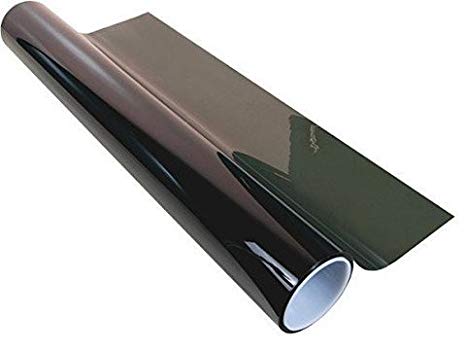 36" X 100' Ft Roll 5% Window Tint 2 Ply Professional Dark Charcoal Tint Film Bulk Self Adhesive