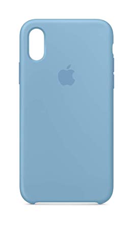 Apple Silicone Case (for iPhone Xs) - Cornflower