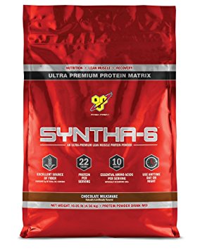 BSN SYNTHA-6 Protein Powder, Chocolate Milkshake, 97 Servings , 10.05 Pound