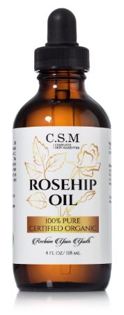 100 Organic Rosehip Oil 4oz - Amazing Anti- Aging Skin Care Product to Repair Dry Skin With Antioxidants and Retinol