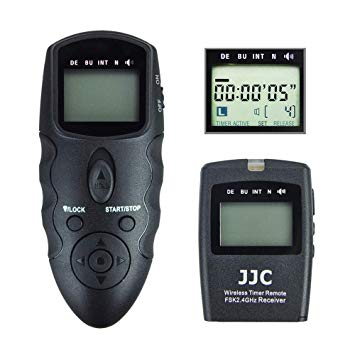 JJC Wireless Intervalometer Timer Remote Control Shutter Release for Nikon D750 D610 D600 D7500 D7200 D7100 D7000 D5600 D5500 D5300 D5200 D5100 D5000 D3300 D3200 D3100 Df Z7 Z6 P1000 and More