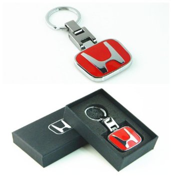 Honda Red High Quality Keychain with Box