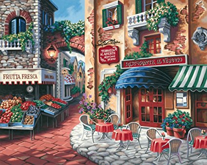 Dimensions Paintworks Paint by Numbers Taste of Italy Kit