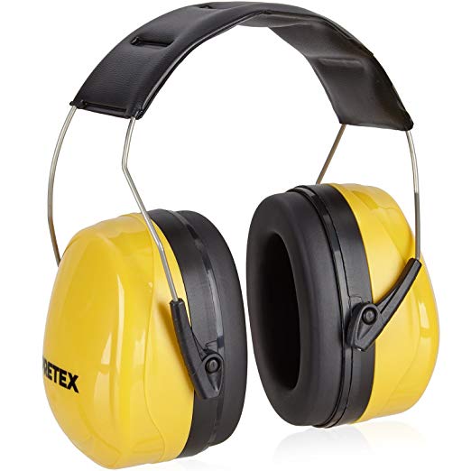 PRETEX Professional Cup Ear Defenders for Noise Levels up to 98 dB, Comfortable Due to Light-Weight and Adjustable Headband | Ear Muffs, Hearing Protectors, Noise Protection, Ear Protectors
