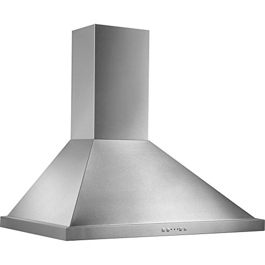 Broan Elite EW5830SS 30" Wide Traditional Wall Mount Canopy Hood with 500 CFM Internal Blower Electronic Control and 3-Speed Control in Stainless