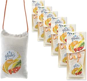 Glade Automotive Scented Sachet Air Freshener: Hawaiian Breeze; 6 Count