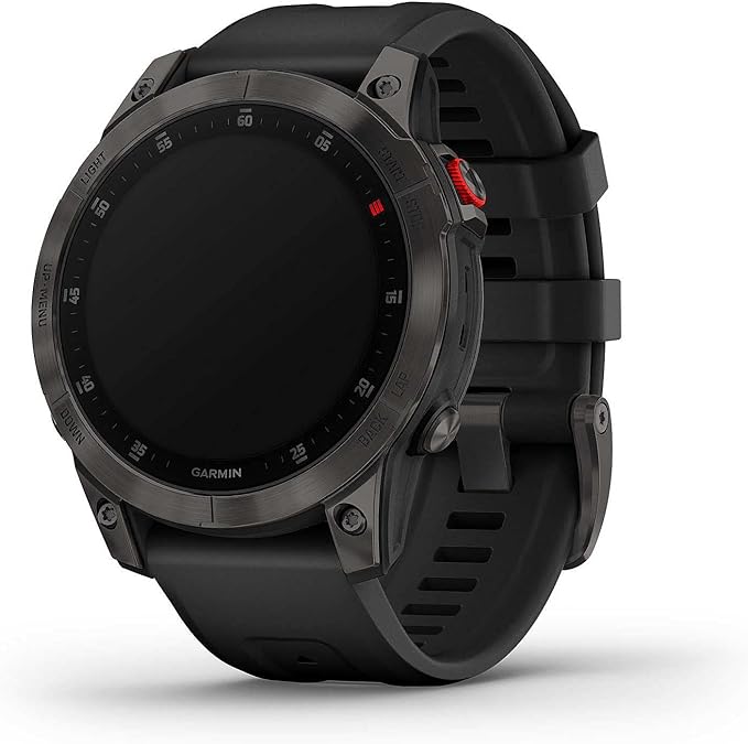 Garmin epix Gen 2, Premium Active smartwatch, Health and Wellness Features, Touchscreen AMOLED Display, Adventure Watch with Advanced Features, Black Titanium