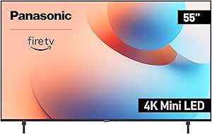 Panasonic W95 Series 55-inch Mini LED 4K Ultra HD Smart TV with Amazon Fire TV Built-in, Local Dimming Ultra, 144Hz Refresh Rate and Alexa Built in - TV-55W95AP