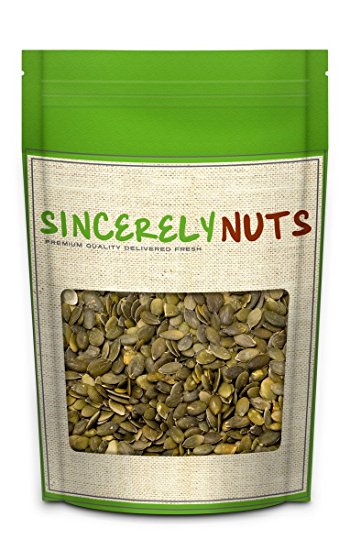 Sincerely Nuts Certified Organic Pumpkin Seeds Raw, No Shell – Three (3) Lb Bag - Experience Goodness in Every Bite - Tasty Natural Snack - Kosher