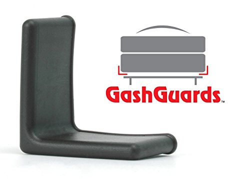 1 1/2" GashGuards: Deluxe Plastic Bed Frame End Caps, Sheet Savers, Set of 2