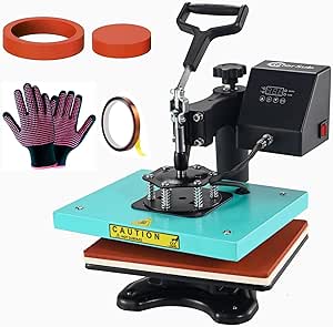 ColorSub Heat Press Machine for T Shirts 9x12 Inch- 3 in 1 Small Heat Press Machine for Sublimation Heat Transfer