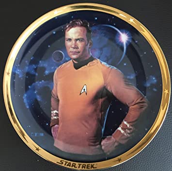 "Captain Kirk" Star Trek 25th Anniversary Commerative Plate
