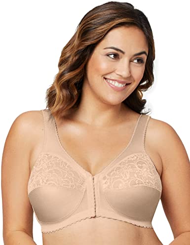 Glamorise Women's Full Figure MagicLift Front Close Support Bra #1200