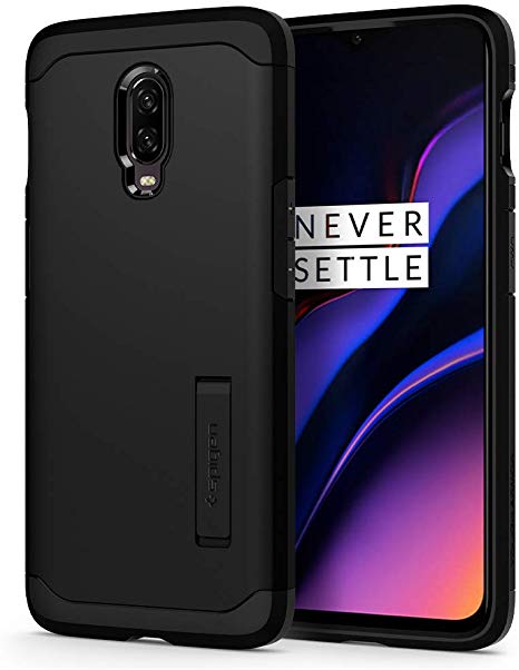 Spigen Tough Armor Designed for OnePlus 6T Case (2018) - Black