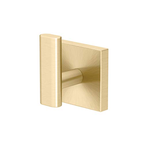 Gatco 4065 Elevate Robe Hook, Brushed Brass