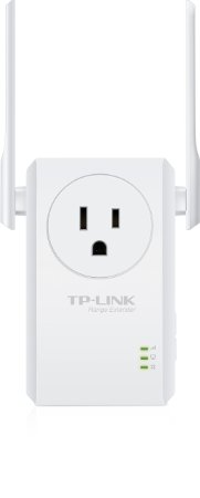 TP-LINK N300 Wi-Fi Range Extender with Pass-Through Outlet (TL-WA860RE-E)