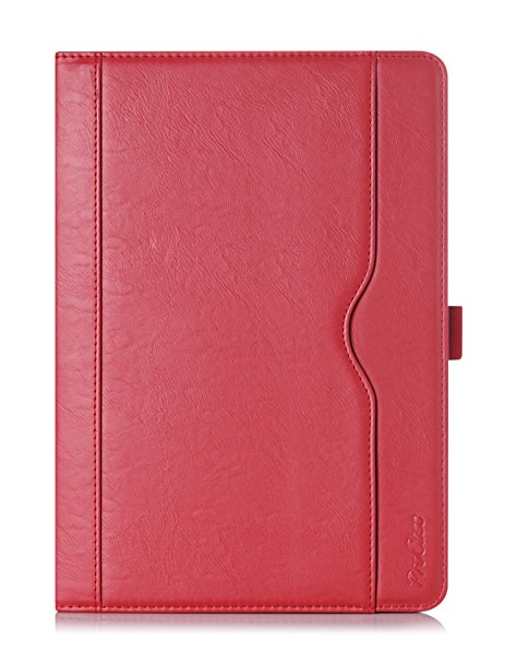 ProCase iPad mini 4 Case - Leather Stand Folio Case Cover for 2015 Apple iPad mini 4 (4th generation iPad mini, mini4), with Multiple Viewing angles, auto Sleep/Wake, Document Card Pocket (Red)