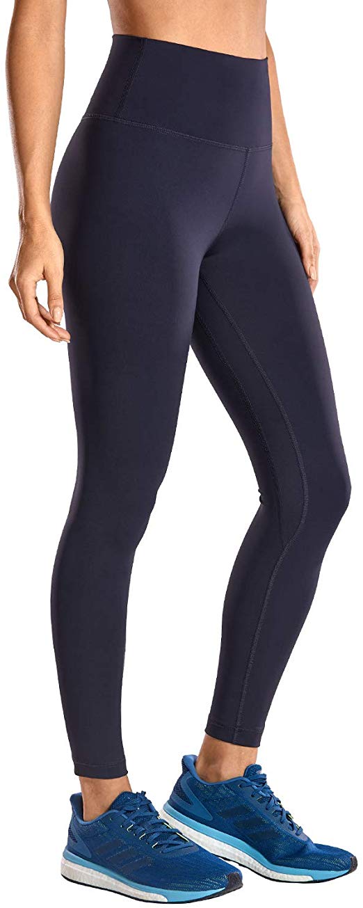 CRZ YOGA Women's 7/8 High Waisted Yoga Pants Workout Leggings Naked Feeling I-25 Inches