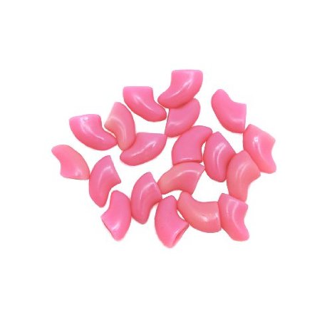20 pcs Soft Nail Caps For Cat Pet Claw Control Paws off  Adhesive GlueSize SLight Pink
