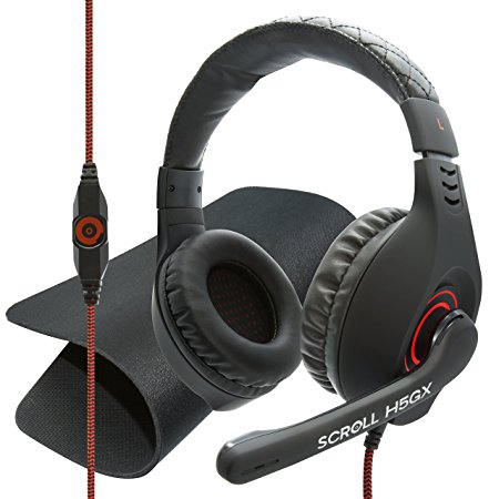 Etekcity Scroll H5GX Over Ear Stereo Gaming Headset with Microphone ( Mouse Pad Included)