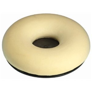 Motionperformance Essentials White Donut Shaped Memory Foam Comfort Pressure Relief Ring Cushion