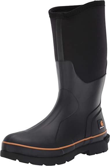 Carhartt Men's 15" Waterproof Rubber Pull-on Soft Toe Cmv1151 Knee High Boot