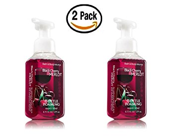 Bath & Body Works, Gentle Foaming Hand Soap, Black Cherry Merlot (2-Pack)